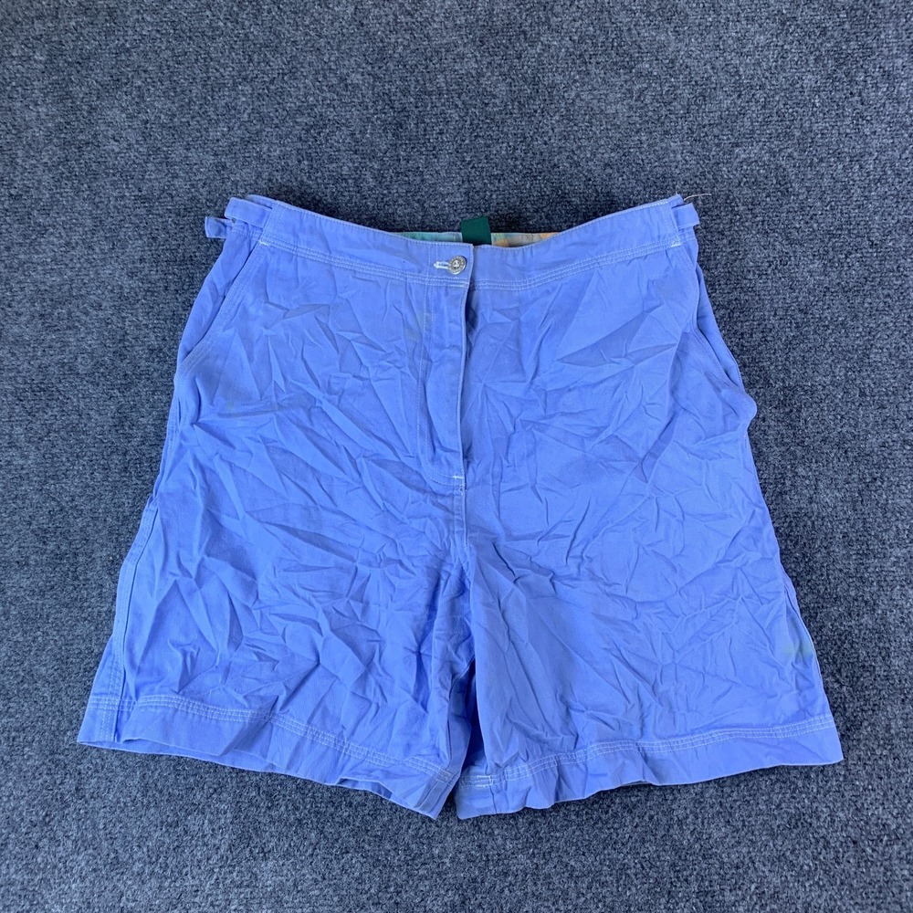 Lauren Ralph Lauren Chino Shorts Women’s 4 Blue Cotton Flat Front Pockets